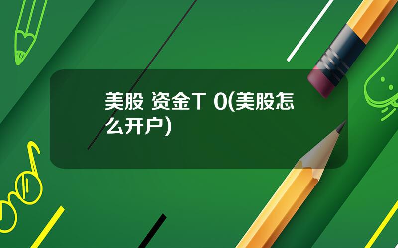 美股 资金T 0(美股怎么开户)